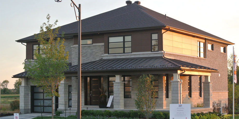 brown house
