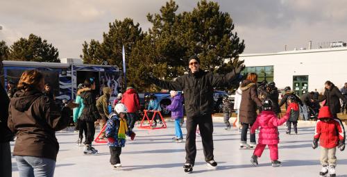 Community Fun on Synthetic Ice