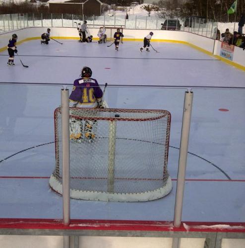 Synthetic Ice Outdoors