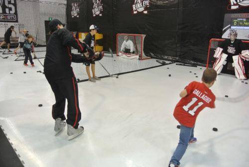 Hockey Shooting Practice 