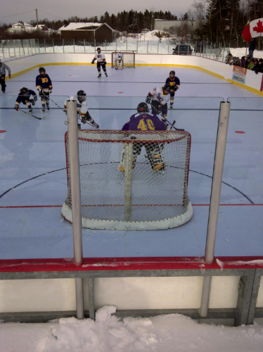 Synthetic Ice Rink Goalie